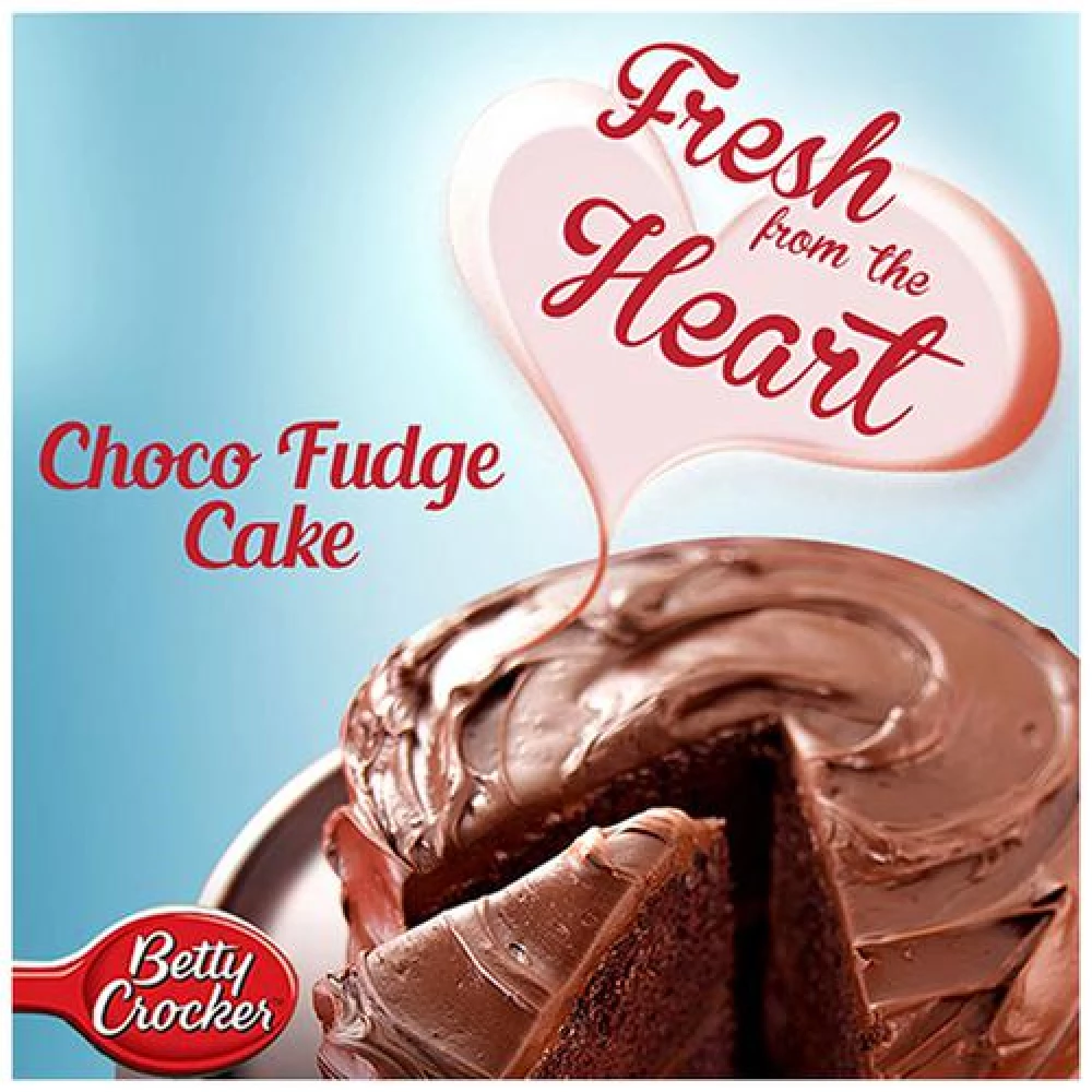 Betty Crocker Cake Mix - Choco Fudge Rich Chocolate, 475 g Carton-5.webp